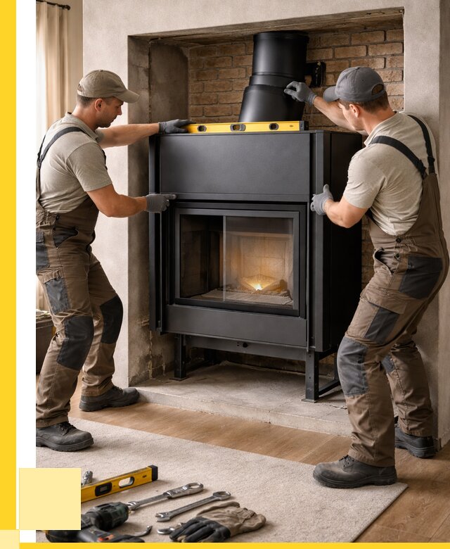 Установка каминных топок в Троицке под ключ от 18560 р. | ЭриданТрц