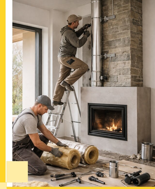 Монтаж дымоходов для каминов в Троицке от 15467 р. ЭриданТрц