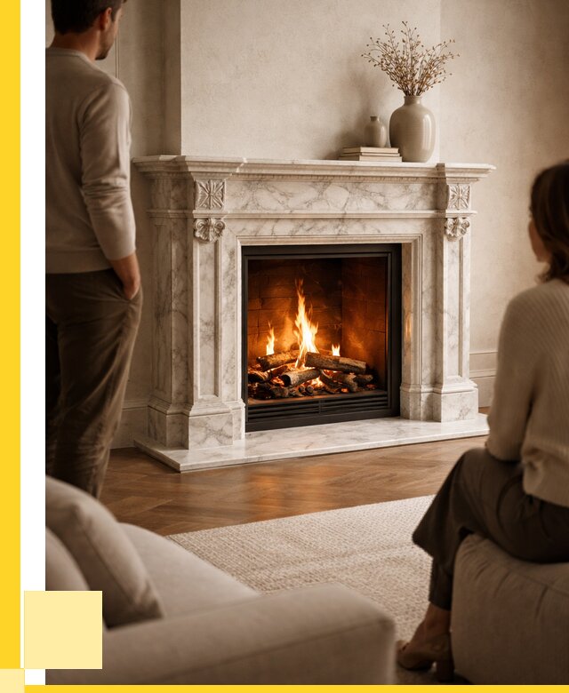 Мраморные камины под ключ в Троицке от 257775 р. | ЭриданТрц