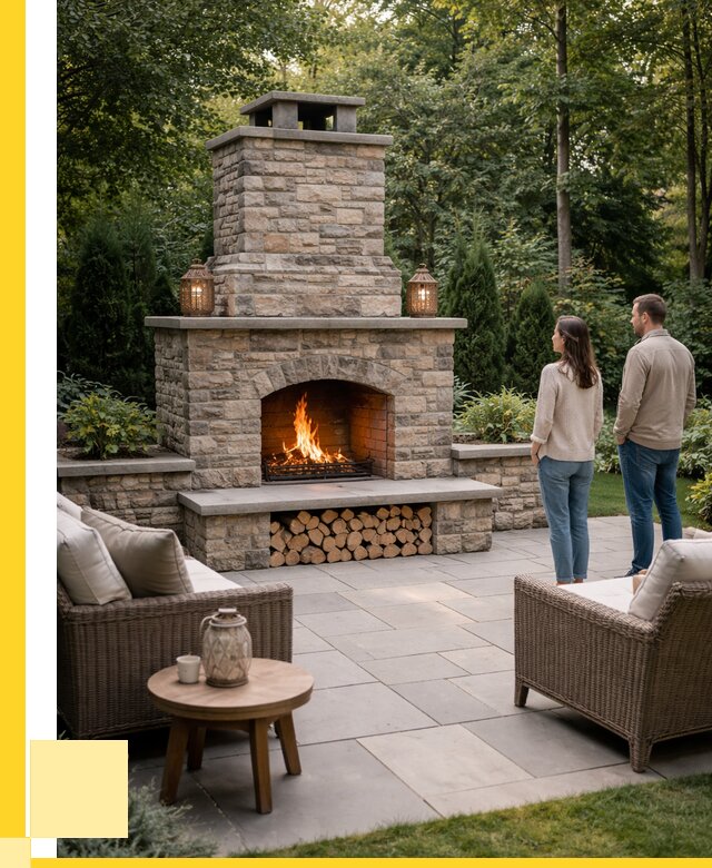 Уличные камины из кирпича в Троицке от 154665 р. | ЭриданТрц