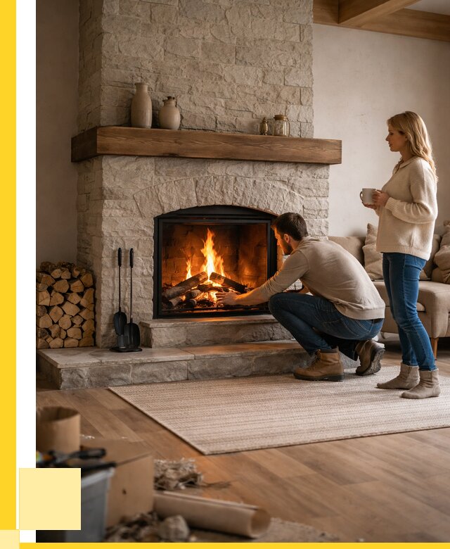 Камины для загородного дома в Троицке от 360885 р., ЭриданТрц