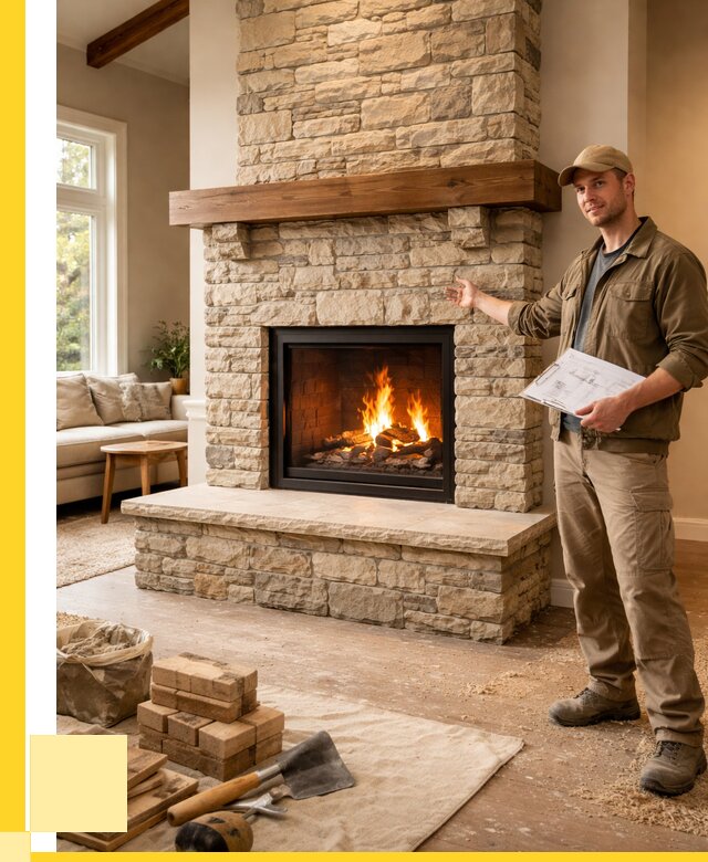 Камины под ключ в Троицке от 185598 р. | ЭриданТрц — установка