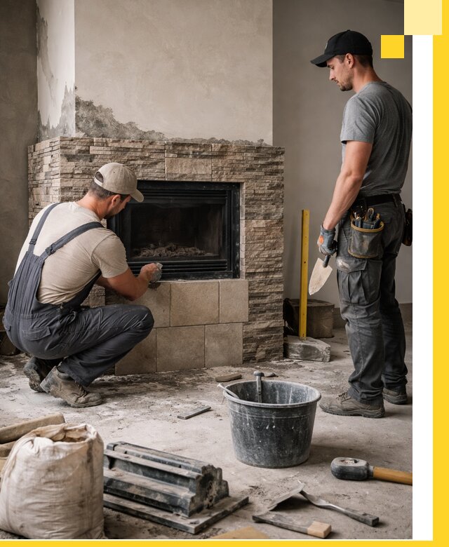 Камины под ключ в Троицке: проект, изготовление и монтаж