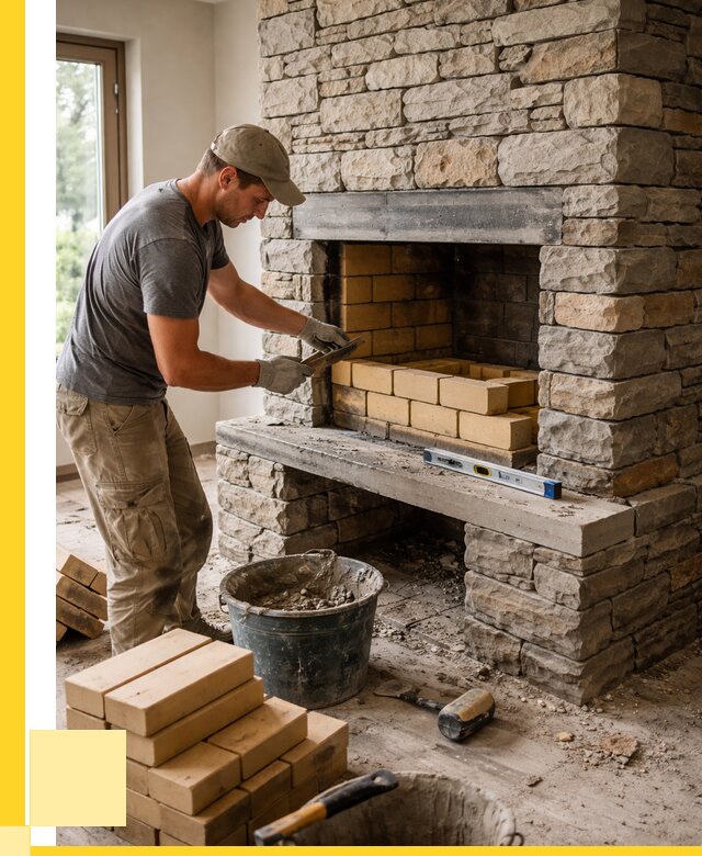 Кладка каминов и камина в Троицке от 25778 р. ЭриданТрц