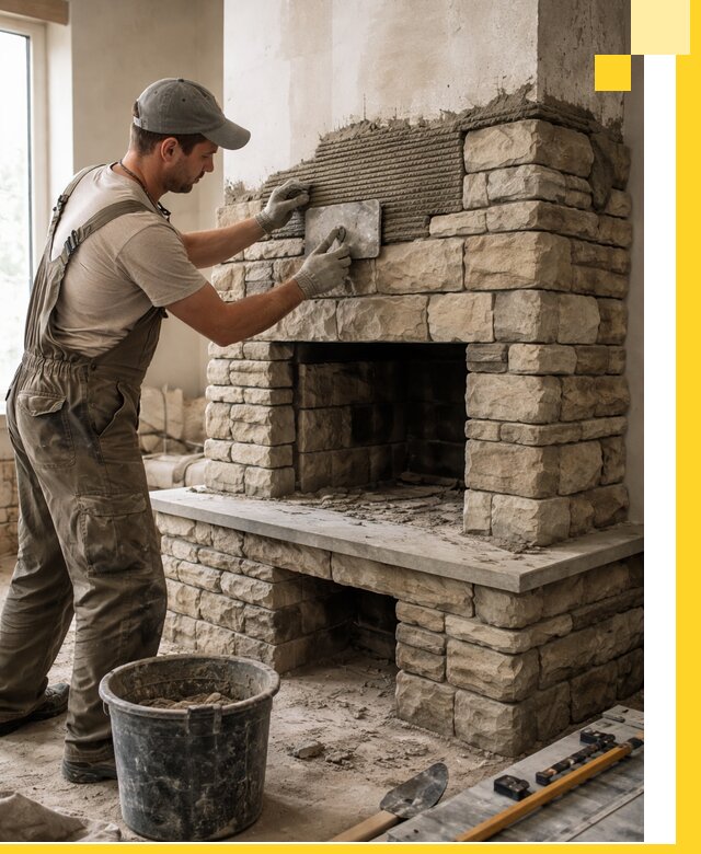 Строительство каминов под ключ в Троицке от проектирования до монтажа