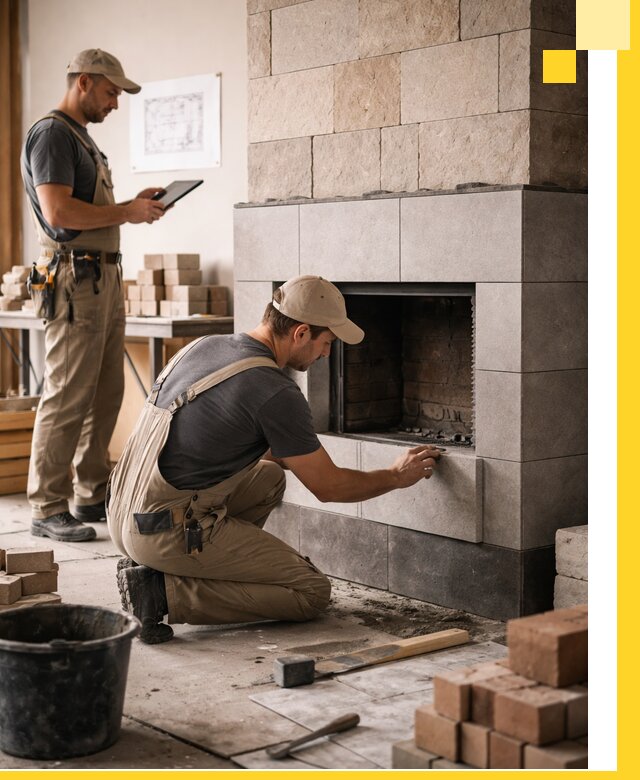 Индивидуальные проекты каминов и каминных систем в Троицке