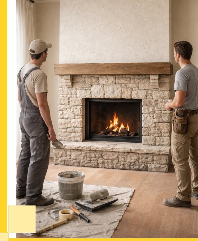 Отделка каминов в Троицке от 6702 р. под ключ | ЭриданТрц