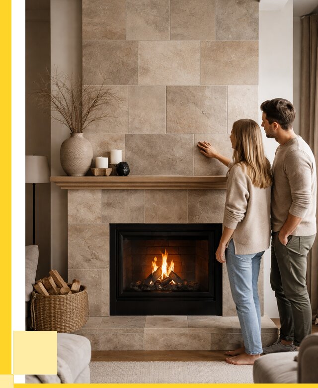 Облицовка каминов керамогранитом в Троицке от 4640 р. | ЭриданТрц