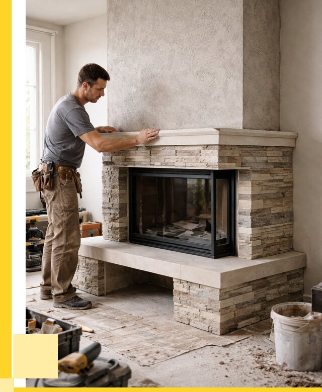 Изготовление каминов под ключ в Троицке от 154665 р. | ЭриданТрц