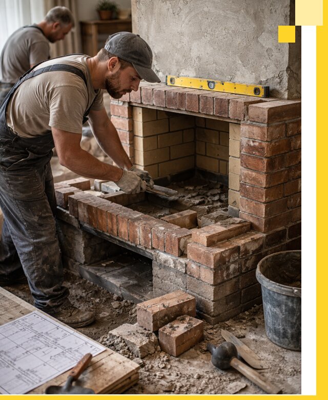 Изготовление и установка каминопечей под ключ в Троицке