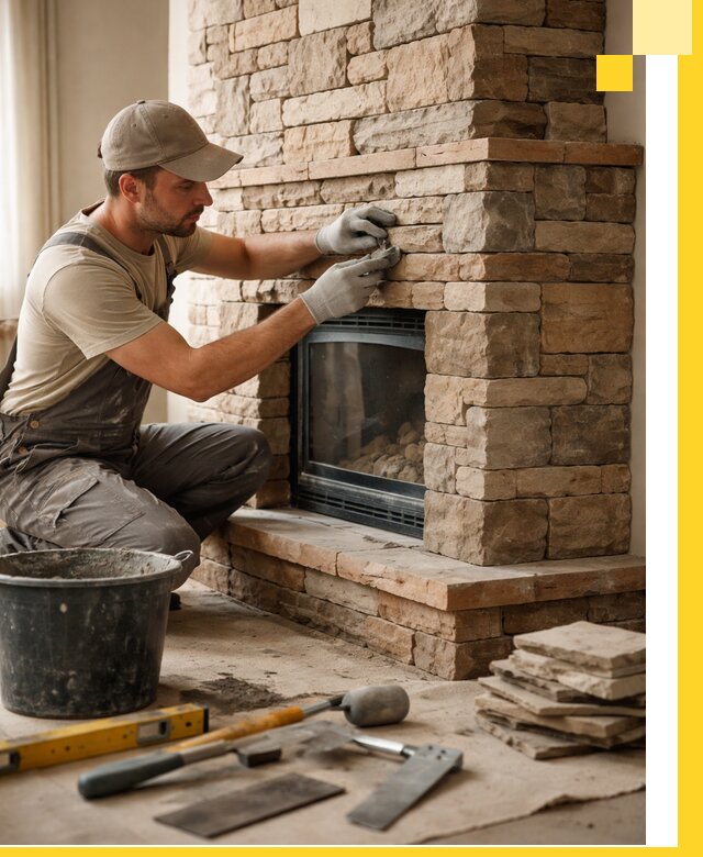 Проектирование и установка печей-каминов под ключ в Троицке