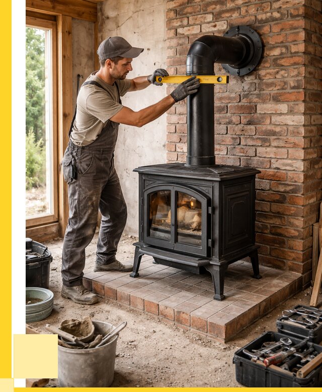 Монтаж печей установка банной печи в Троицке от 15467 р. | ЭриданТрц