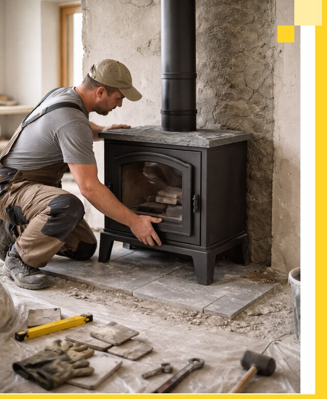 Профессиональный монтаж печей и каминов в Троицке под ключ