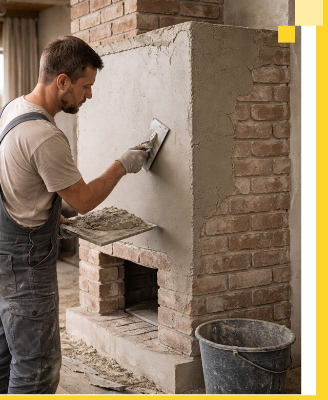 Отделка печей и облицовка каминов в Троицке под ключ