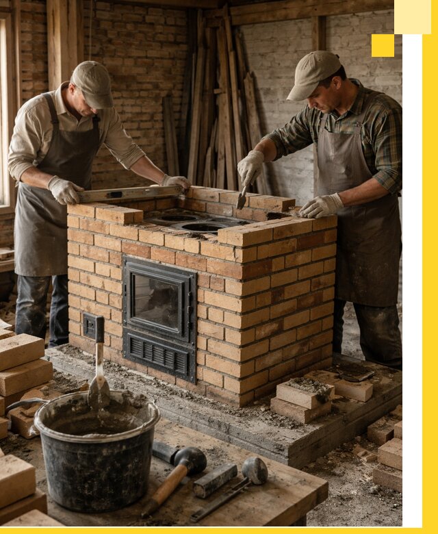 Изготовление и установка варочных печей под ключ в Троицке