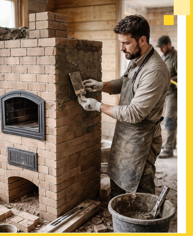 Изготовление и установка печей-шведок под ключ в Троицке