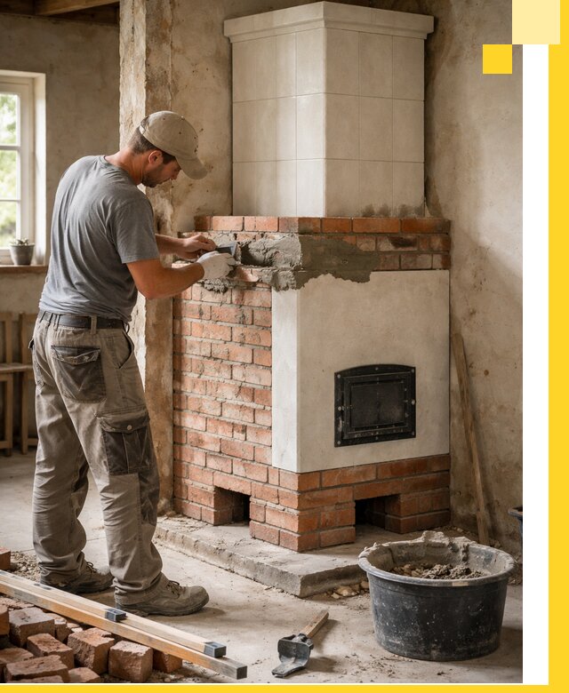 Изготовление и установка печей-голландок под ключ в Троицке