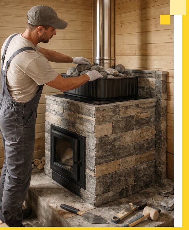 Печи для парной в Троицке, производство, монтаж и обслуживание