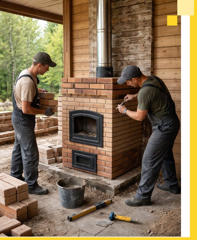 Производство и установка дачных печей под ключ в Троицке