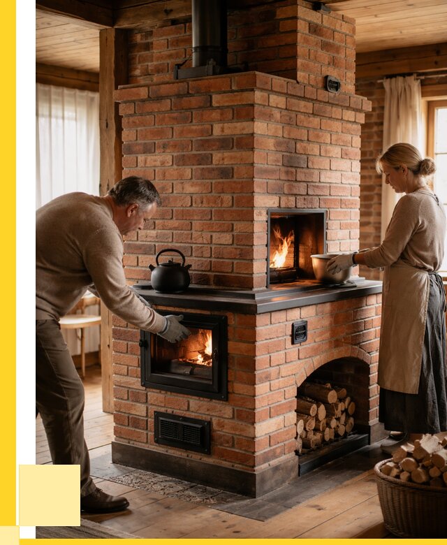 Печи для загородного дома под ключ в Троицке от 82488 р. | ЭриданТрц