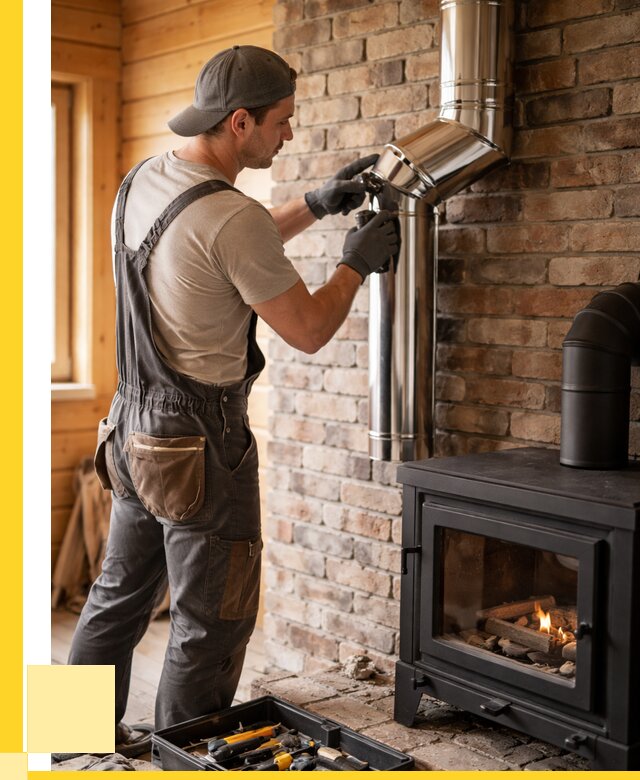Монтаж дымоходов для печей в Троицке от 7733 р. | ЭриданТрц