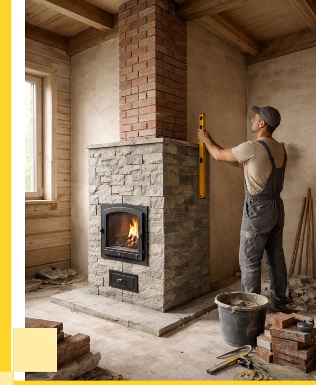 Печи и дымоходы под ключ в Троицке от 46400 р., ЭриданТрц