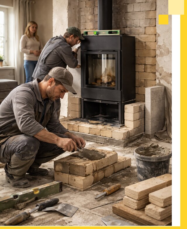 Печи и камины под ключ: проект, установка в Троицке