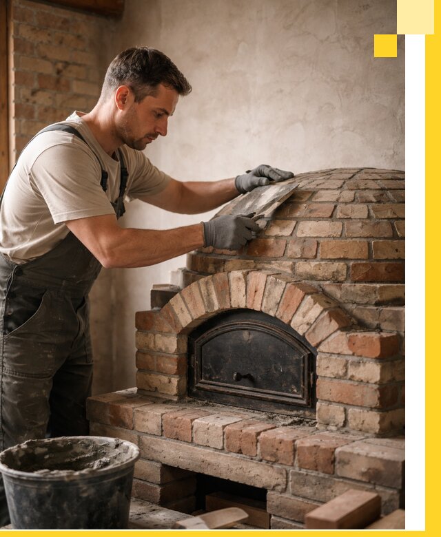 Изготовление и монтаж помпейских печей на заказ в Троицке