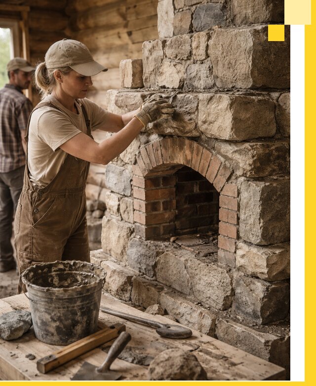 Каменные печи на заказ и монтаж в Троицке, долговечные решения