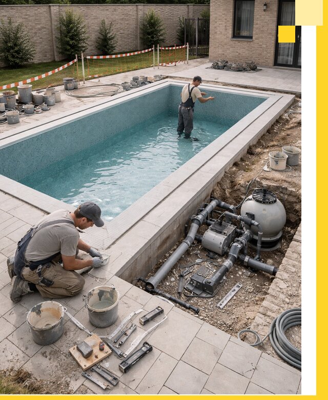 Строительство бассейнов под ключ в Троицке: проекты и монтаж