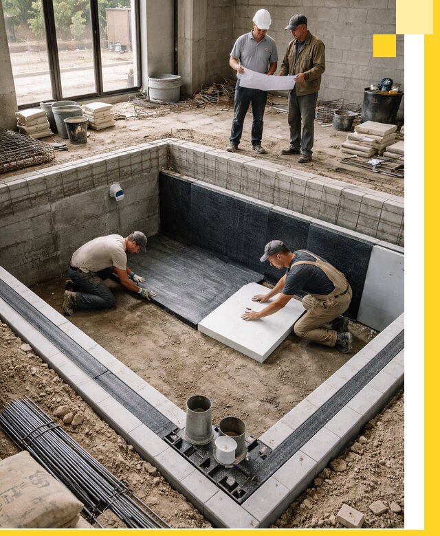 Проекты частных и общественных бассейнов под ключ в Троицке