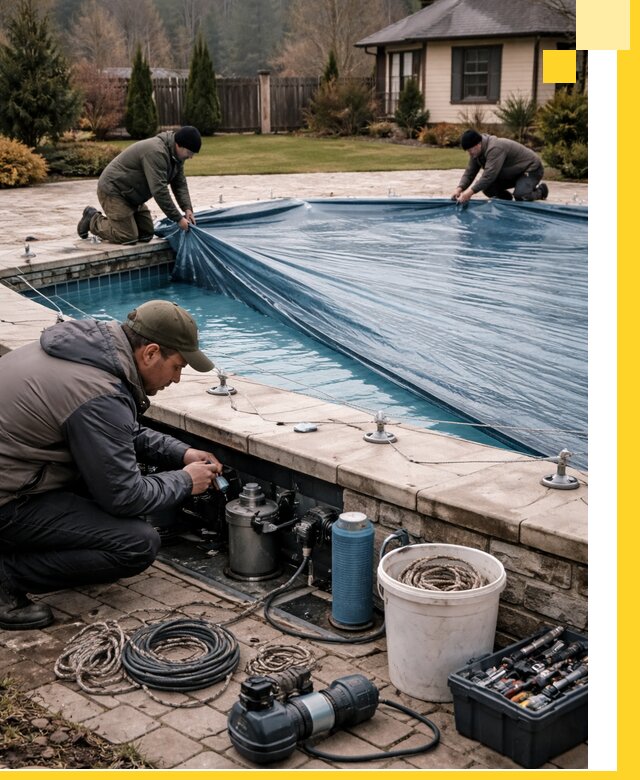 Консервация бассейнов в Троицке: подготовка к длительному хранению