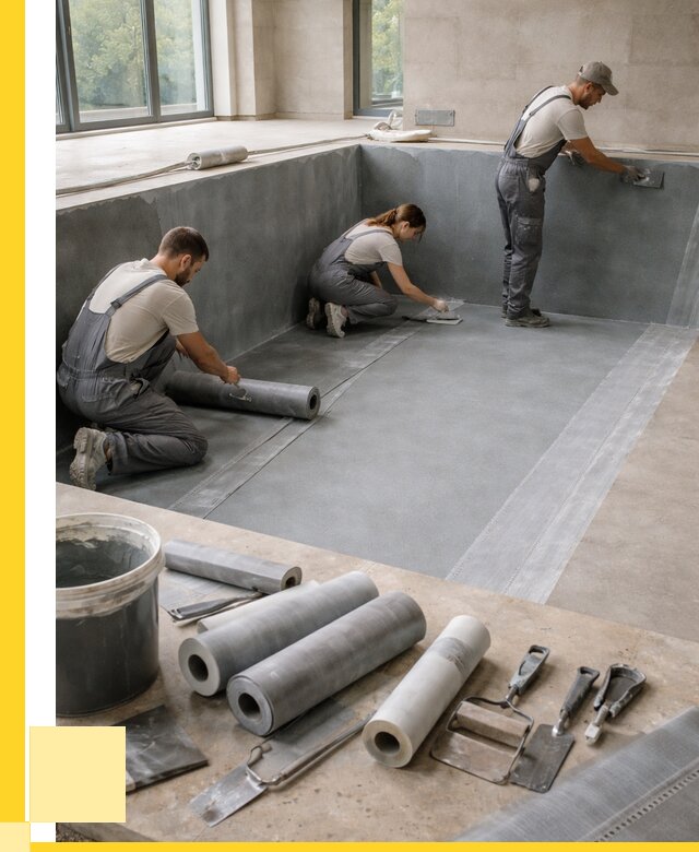 Гидроизоляция бассейнов в Троицке от 2062 р., ЭриданТрц