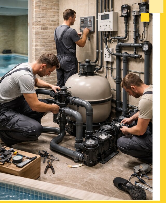 Комплексное оборудование для бассейнов под ключ в Троицке