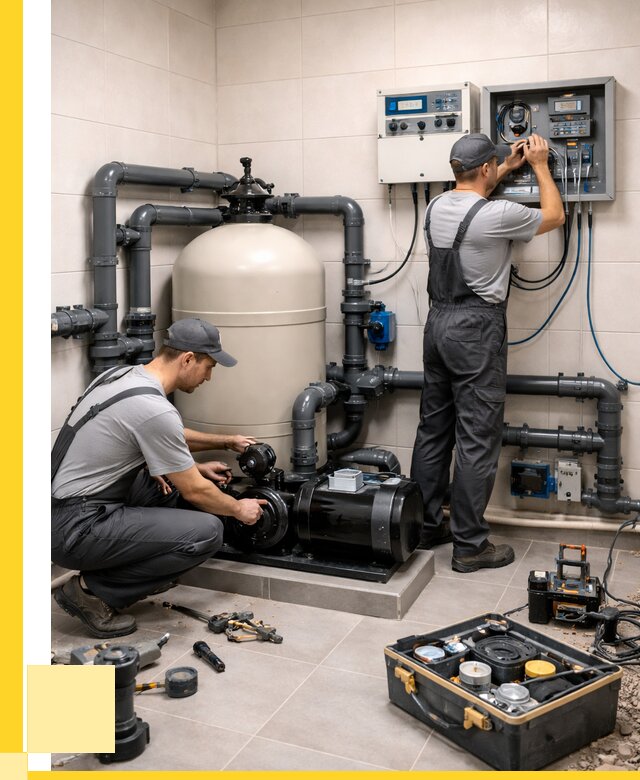 Монтаж оборудования для бассейнов в Троицке от 41244 р. | ЭриданТрц