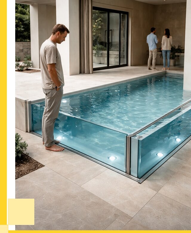 Стеклянные бассейны в Троицке от 1237320 р. | ЭриданТрц — мозаика