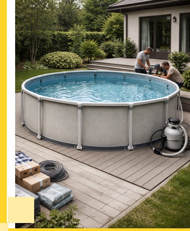 Купить каркасные бассейны в Троицке от 46400 р. | ЭриданТрц