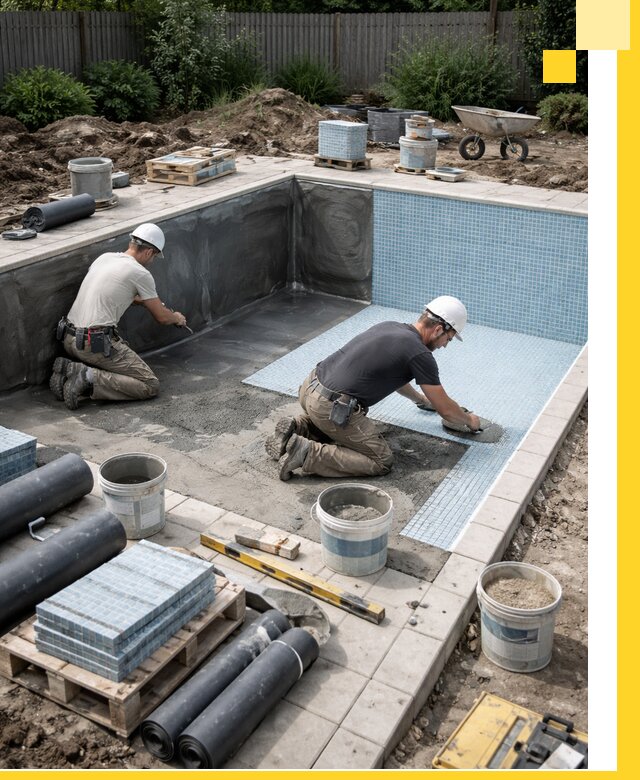 Проектирование и строительство стационарных бассейнов в Троицке