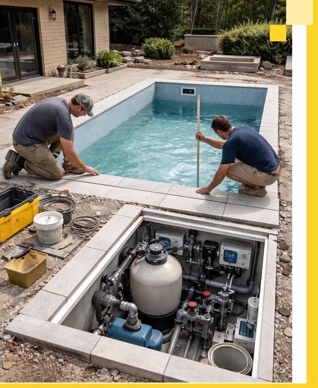 Строительство качественных домашних бассейнов под ключ в Троицке