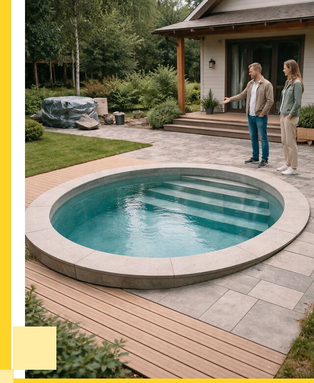 Бассейн на даче под ключ в Троицке от 206220 р., ЭриданТрц