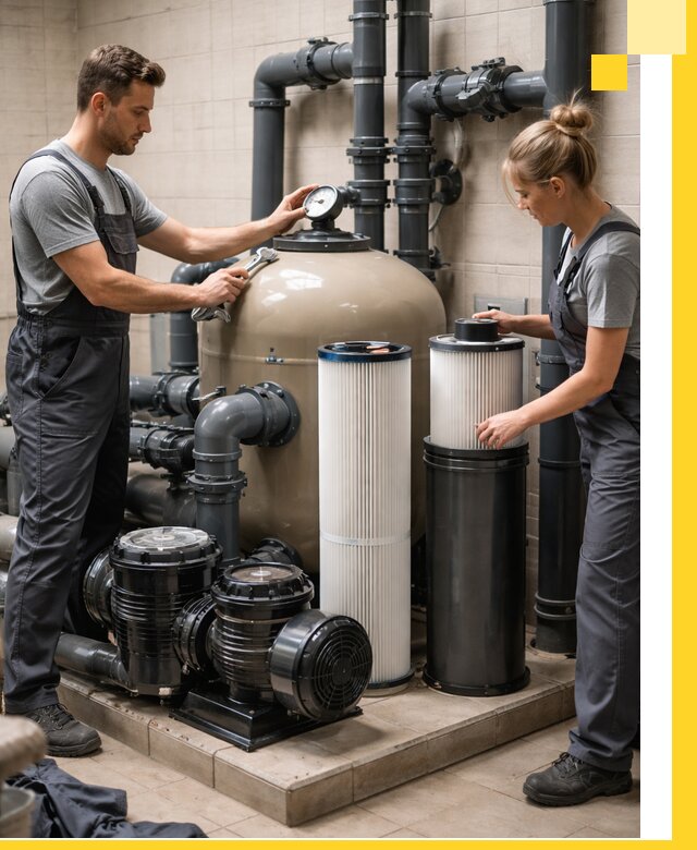 Фильтры и системы фильтрации для бассейнов в Троицке