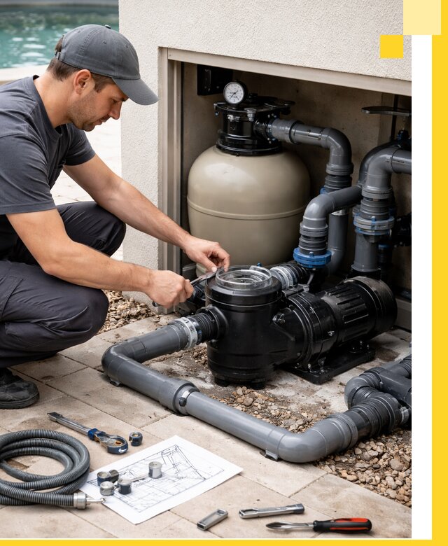 Поставка, монтаж и сервис насосов для бассейнов в Троицке