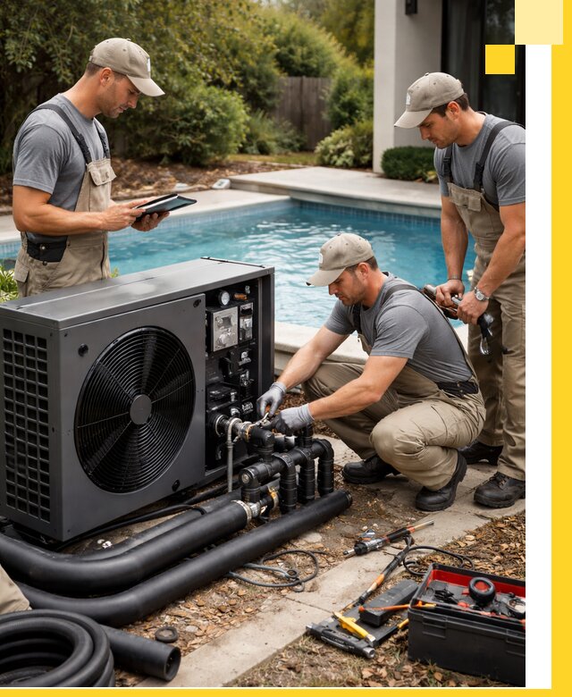 Проектирование и установка тепловых насосов для бассейнов в Троицке