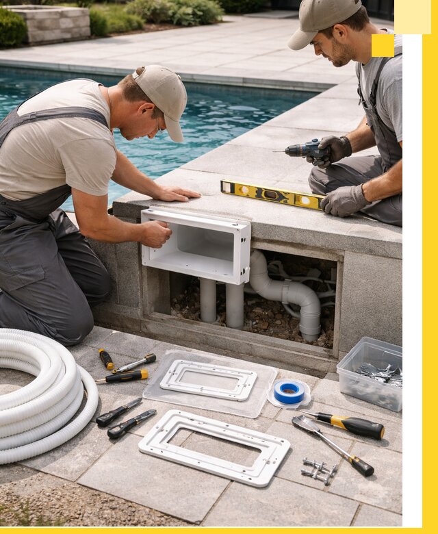 Поставка и установка скиммеров для бассейнов в Троицке