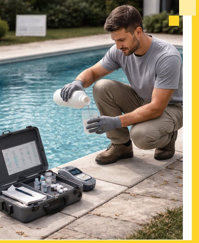 Профессиональная дезинфекция воды в бассейне в Троицке