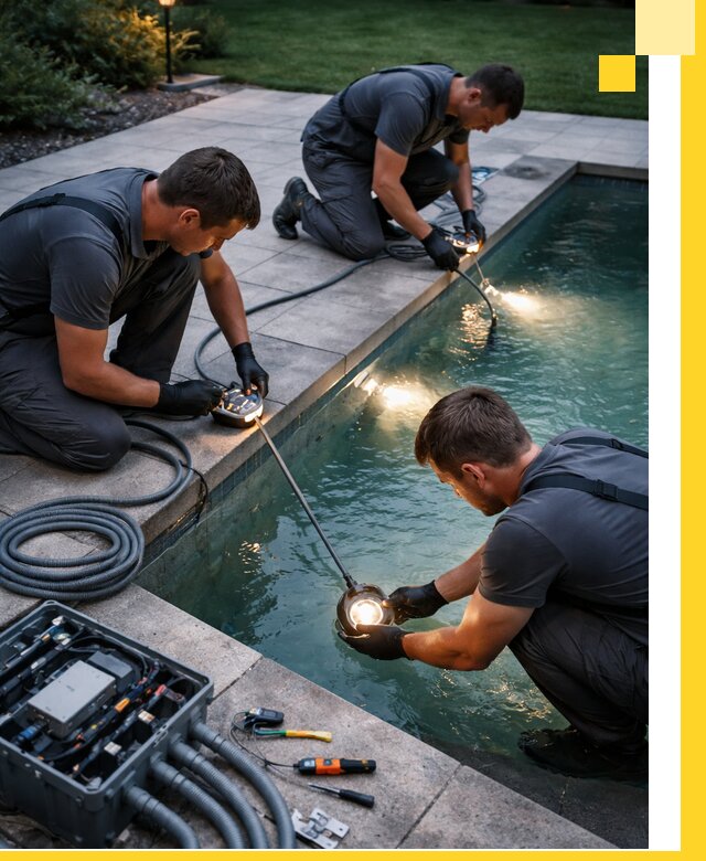 Профессиональное освещение бассейнов в Троицке: дизайн и монтаж