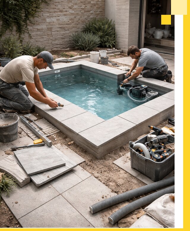 Мини бассейны под ключ в Троицке, дизайн и установка