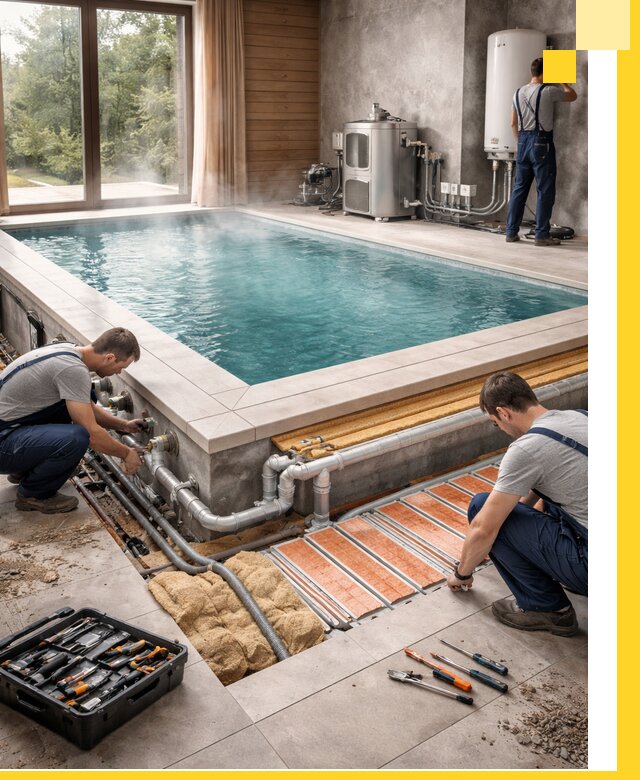 Проектирование и строительство тёплых бассейнов в Троицке