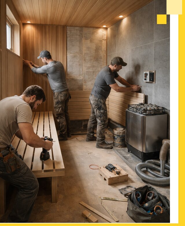 Сауны под ключ в Троицке, проектирование, строительство, отделка