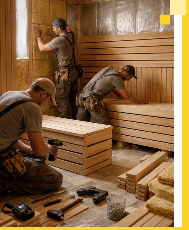 Профессиональное строительство саун под ключ в Троицке